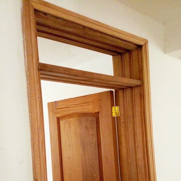 Wooden Door Frame Fire Rated Hardwood Frame High Quality